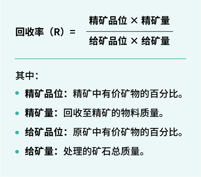 浮选回收率的计算公式-嘉能可科技